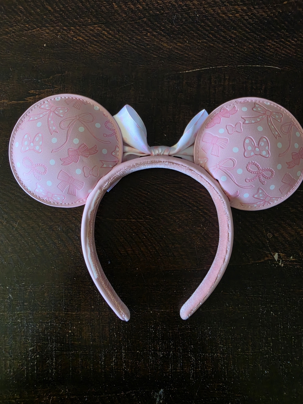 Loungefly Disney Minnie Mouse Polka Dot Pink Ears - Picture 3 of 5